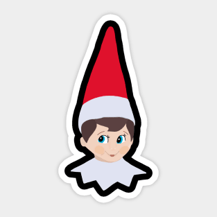 Christmas Elf Sticker